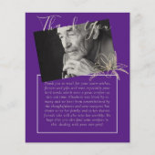 HAUSHALT Danke für das FOTO zur Beerdigung (Vorderseite)