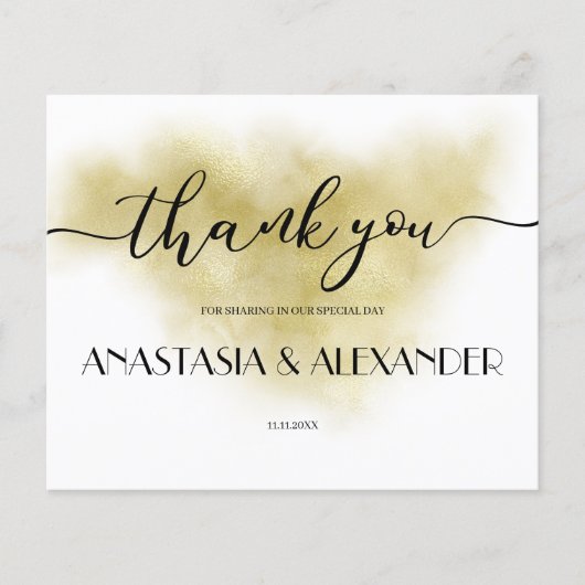 HAUSHALT/Dankeschön Karte. Flyer (Vorne)