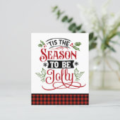 Haushalt Das ist die Jahreszeit zum Jolly Weihnach (Stehend Vorderseite)