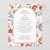 HAUSHALT Doppelseitige BILINGUALE Hochzeitskunst Flyer (Vorne)