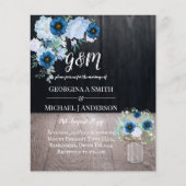 HAUSHALT-Dusty Blue Floral Wedite (Vorderseite)