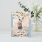 HAUSHALT Dusty Blue Pampas Grass Wedding (Stehend Vorderseite)