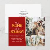 HAUSHALT EINE NEUE Zuhause FÜR URLAUB-Rot-Foto-Bew (Vorne/Hinten)