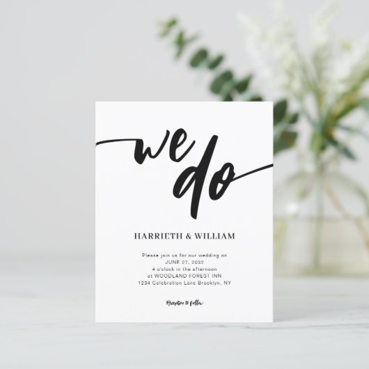 HAUSHALT Einfaches Schwarz-Weiß-Skript, das wir Ho (Stehend Vorderseite)