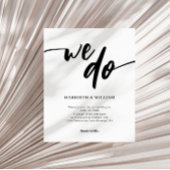 HAUSHALT Einfaches Schwarz-Weiß-Skript, das wir Ho