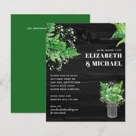 HAUSHALT einfarbige Fern Greenerity Einladung