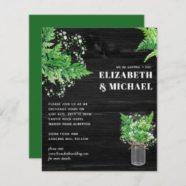 HAUSHALT einfarbige Fern Greenerity Einladung