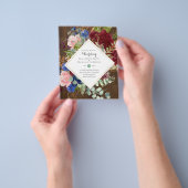 HAUSHALT Einladungen zur Hochzeit der Marine Burgu Flyer (Gruppe)