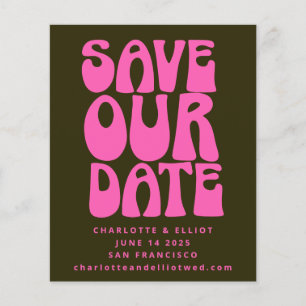 Haushalt Einzigartig Groovy 70er Rosa Grün Save th