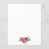 HAUSHALT Elegante, kühne Rose Peonies Hochzeit (Rückseite)