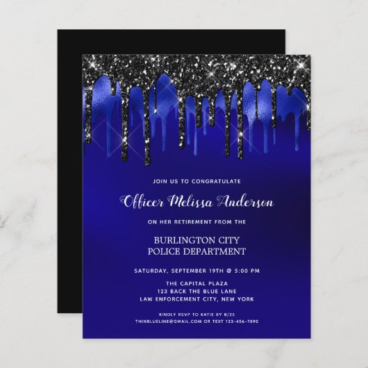 Haushalt Elegante Strafverfolgungsmaßnahmen Polize (Vorne/Hinten)