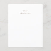 HAUSHALT Eleganter BAPTISM laden Grüne Sonnenblume (Rückseite)