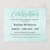 HAUSHALT Eleganter Eukalyptus 3 Foto Grad Einladun (Rückseite)