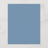 HAUSHALT Elegantes Bohemisches Dusty Blue Floral W (Rückseite)