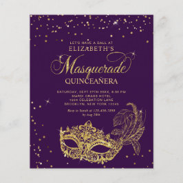 HAUSHALT Elegantes Lila Goldmedaille Quinceañera