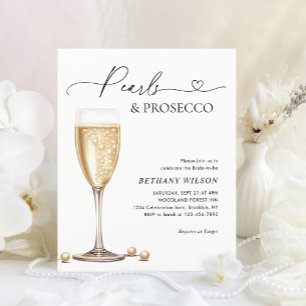 HAUSHALT Elegantes Perlen- und Prosecco-Brautparty