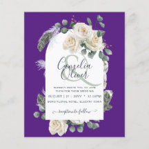 HAUSHALT Elegantes Rosenfest Hochzeit Einladung