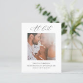 Haushalt endlich Kalligrafie Foto Verlobung (Stehend Vorderseite)