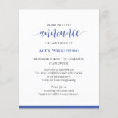 HAUSHALT Er tat es moderne Foto Grad Ankündigung (Rückseite)