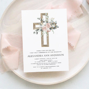 Haushalt Erste Heilige Kommunion Dusty Pink Rose
