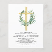 Haushalt Erste Heilige Kommunion Grüne Eukalyptus (Vorderseite)