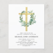 Haushalt Erste Heilige Kommunion Grüne Eukalyptus (Vorderseite)