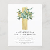 Haushalt Erste Heilige Kommunion Grüne Eukalyptus (Vorderseite)