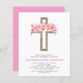 Haushalt Erste Heilige Kommunion Pastel Floral Pin (Vorne/Hinten)