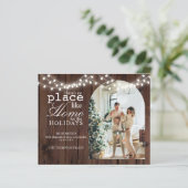 HAUSHALT Es gibt keinen Ort wie Zuhause-Wood-Foto (Stehend Vorderseite)