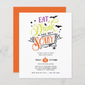 HAUSHALT Essen Drink und Beängstigend Halloween Ba (Vorne/Hinten)