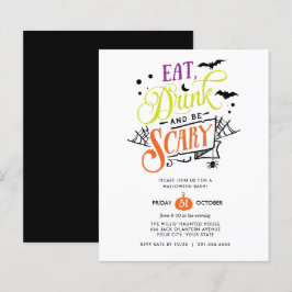 HAUSHALT Essen Drink und Beängstigend Halloween Ba