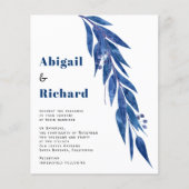 HAUSHALT Eukalyptusblauen Töne Einladung (Vorderseite)