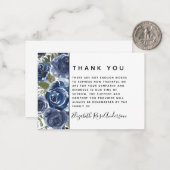 HAUSHALT Floral Modernes Beileid Beerdigung Vielen Mitteilungskarte (Vorderseite/Rückseite Beispiel)