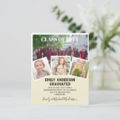 HAUSHALT Foto ABSCHLUSS Einladung Ankündigung Viel (Stehend Vorderseite)