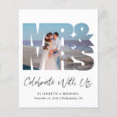 Haushalt Foto Einladung zur Hochzeitsempfehlung (Vorderseite)