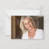 HAUSHALT Foto Eukalyptus Beerdigung Vielen Dank Mitteilungskarte (Rückseite)