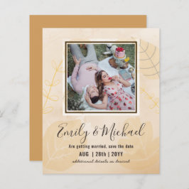 HAUSHALT FOTO Hochzeit SPAREN DIE DATEN Boho Abstr