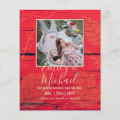 HAUSHALT FOTO Hochzeit SPAREN DIE DATEN Boho Abstr (Vorderseite)