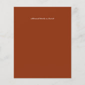 HAUSHALT FOTO Hochzeit SPAREN DIE DATEN Boho Abstr (Rückseite)