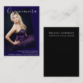 HAUSHALT - FOTO von Quinceanera Einladung zur Ankü (Vorne/Hinten)