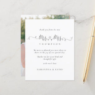 Haushalt Frau Rings Foto Lesbian Wedding Danke