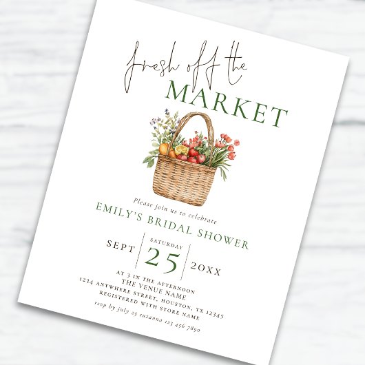 Haushalt Fresh off of Market Sage Brautparty