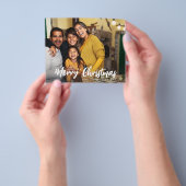 Haushalt Frohe Weihnachten Minimalistisches H Foto Flyer (Gruppe)