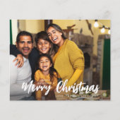 Haushalt Frohe Weihnachten Minimalistisches H Foto Flyer (Vorne)