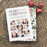 Haushalt | Fröhliche Momente | Modernes Weihnachts<br><div class="desc">Teilen Sie die Freude dieser Feriensaison mit unserer Weihnachtskarte "Merry Moments" Weihnachten Foto. Dieses elegante und moderne Design besticht durch stilvolle Serifentypografie mit künstlerischen Bändern und Schnörkeln. Ihr Familienname ist rechts ausgerichtet und wird in Rot-Handschrift-Schrift-Kalligraphie geschrieben, um einen kühnen und personalisierten Urlaubssegment zu ermöglichen. Ein spezieller Meldungsbereich unten erlaubt es...</div>