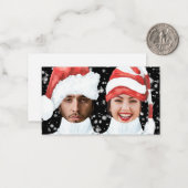 HAUSHALT Funny Foto Personalisiert Weihnachten Mitteilungskarte (Vorderseite/Rückseite Beispiel)