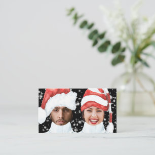 HAUSHALT Funny Foto Personalisiert Weihnachten Mitteilungskarte