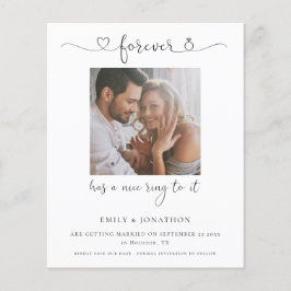 Haushalt für immer hat zu ihm Foto Save the Date