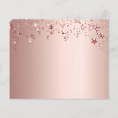 Haushalt Geburtstag Rose erröten Foto Save the Dat (Rückseite)