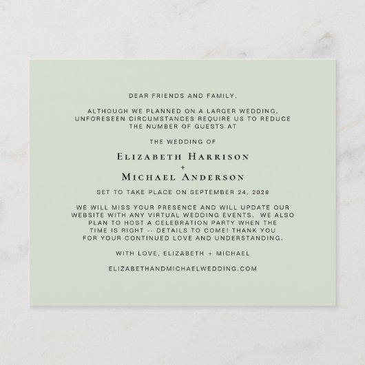 Haushalt Gleiche Liebe Kleinere Hochzeit Eukalyptu (Rückseite)